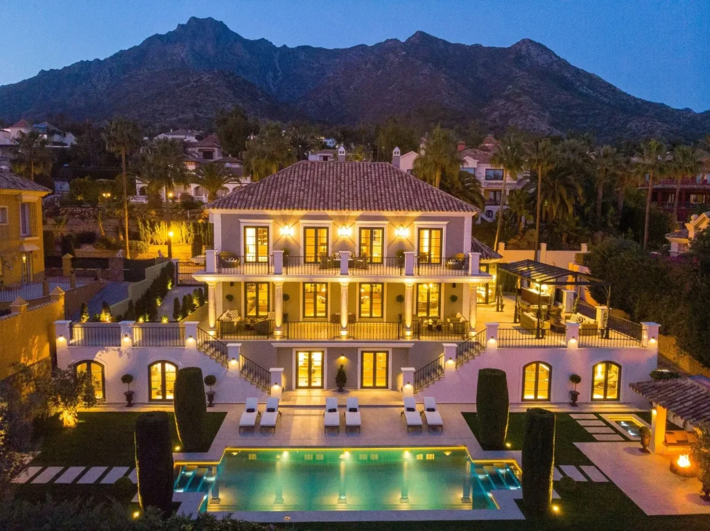 golden-mile-luxury-villa-dusk-pool